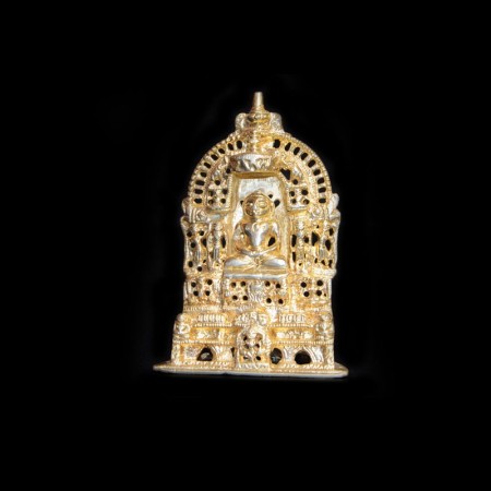Golden Jain Statue