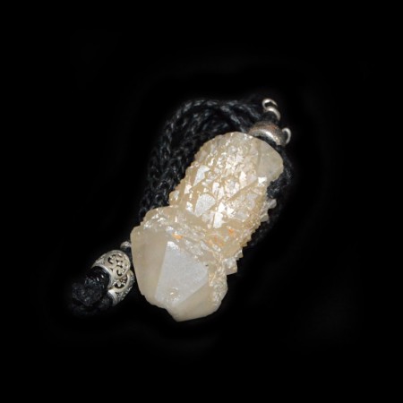Skeletal Rock Crystal Talisman Necklace