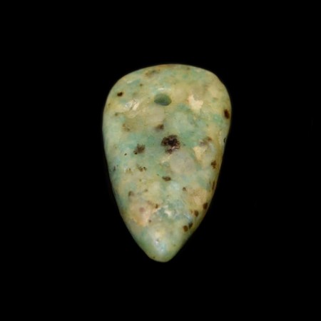 Ancient amazonite tooth pendant