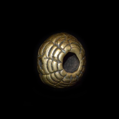 Huge rare african Brass Bead