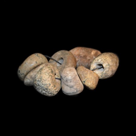 Pre-columbian stone beads