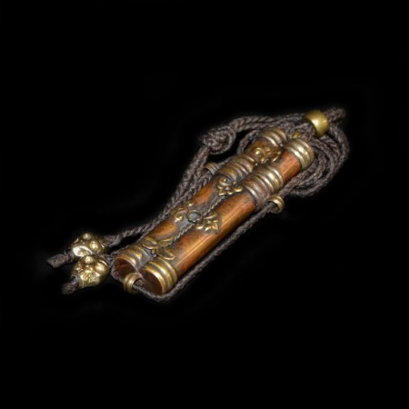 Antique Hindu Brass / Copper Amulet