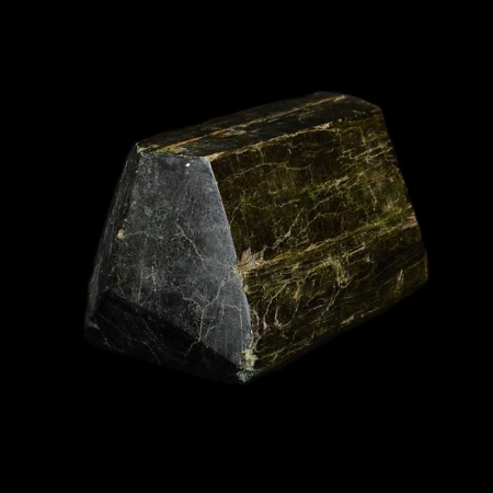 Large green tourmaline crystal