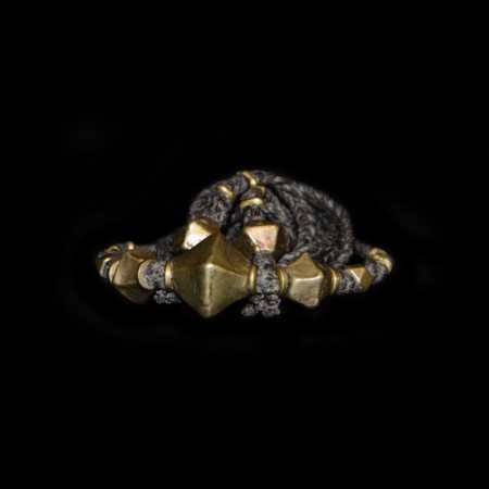 Khond Tribe Bronze Bead Choker Necklace