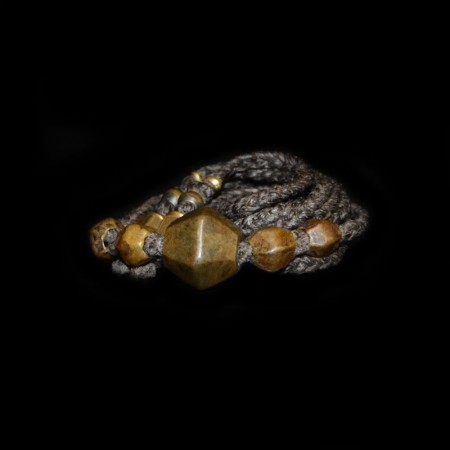 Antique Bronze Bead Choker Necklace