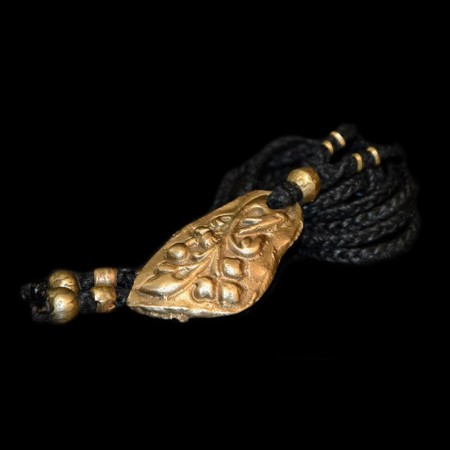 Antique hindu brass amulet
