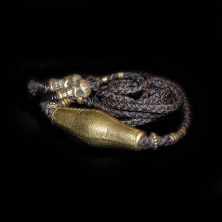 Antique large Brass Bead Choker