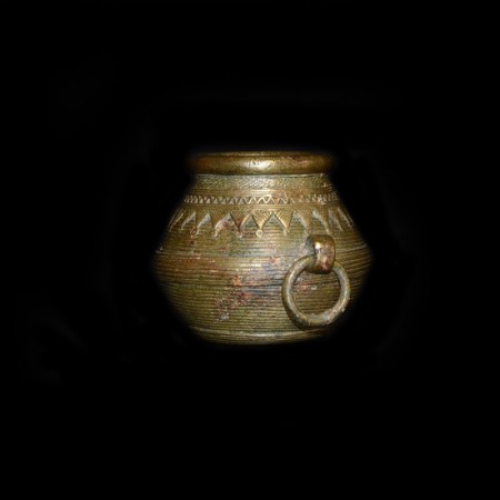 Antique Dhokra Tribal Brass Vase