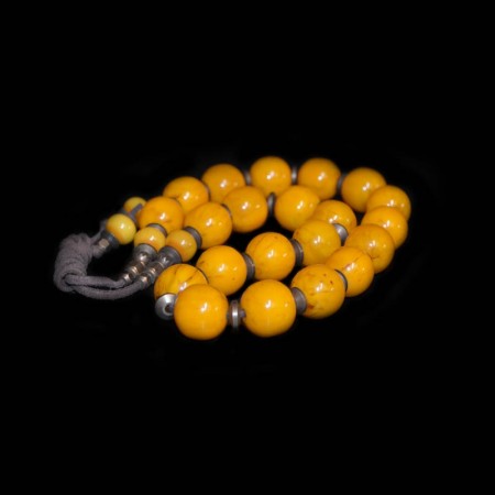 Vintage butterscotch Simulated Amber Beads