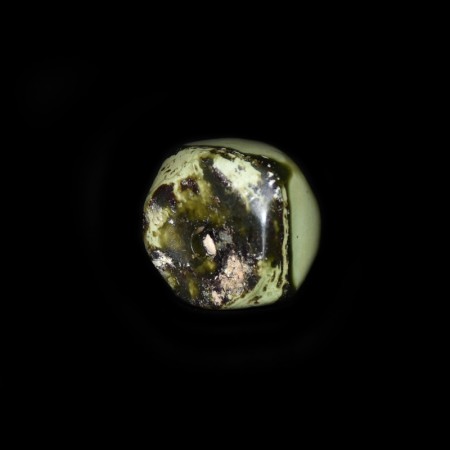 Seltene grüne antike islamische cornerless cube Jaspis Perle