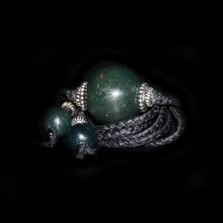 Ancient Islamic Bloodstone Bead Choker Necklace