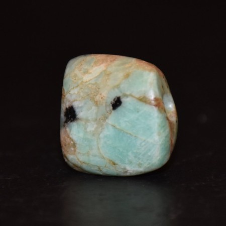 Antike neolithische hellblaue Amazonit Perle