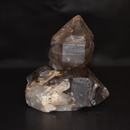 Grosser, massiver terminierter Rauchquartz / Amethyst Kristall