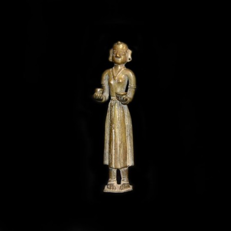 Antike Hindu Messing Statue