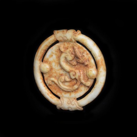 Antikes Hongshan Drachen Amulett