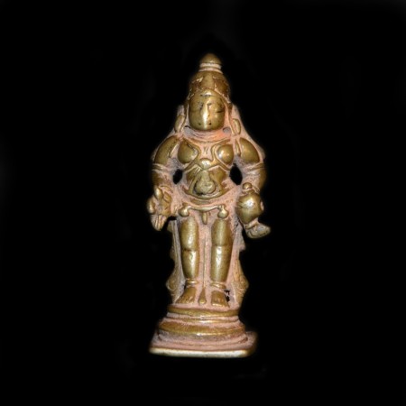 Antiker Messing Vishnu