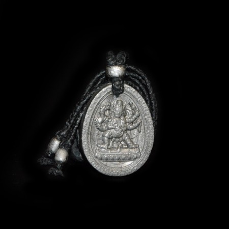 Aletai Meteorit Mahakala Amulett Halskette