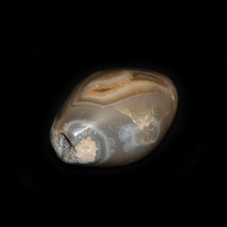 Riesige Neolithische Achat Quartz Perle
