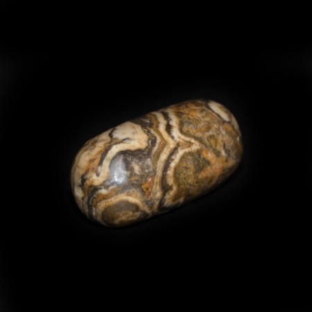 Grosse baktrische Fossil Perle