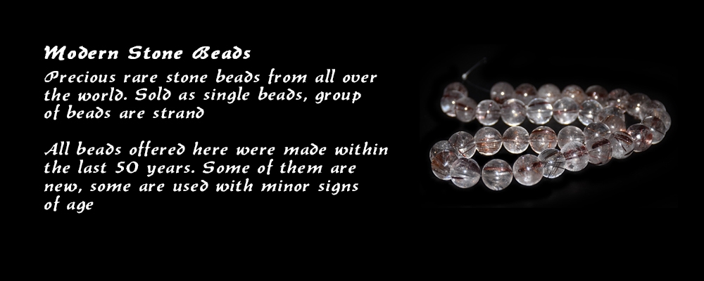 modern stone beads